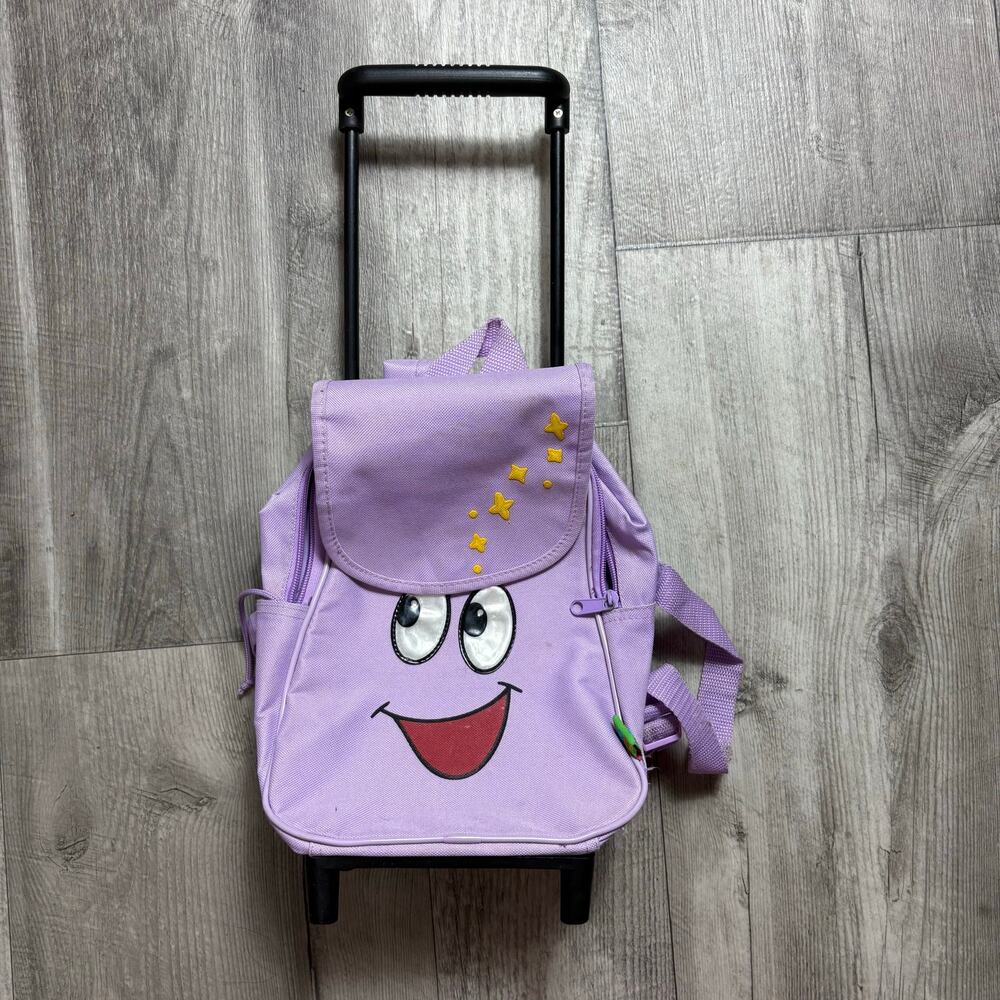 Vintage Dora the Explorer Backpack Rolling Kids Bag